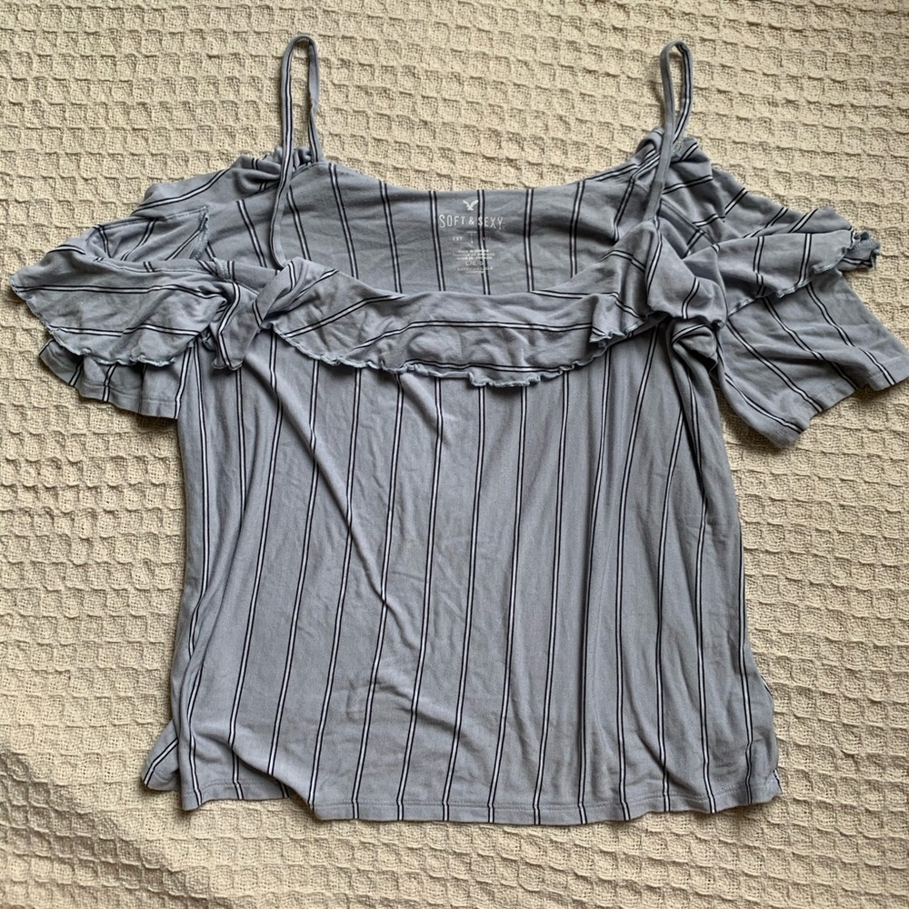 American Eagle Off-the Shoulder Top Sz Large